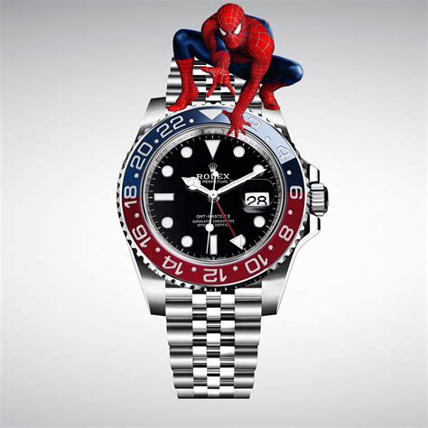 spiderman rolex|rolex batman bezel.